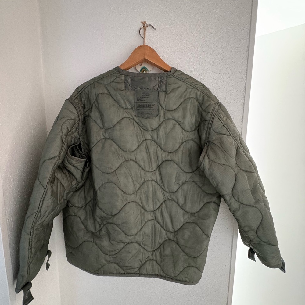 Olive Quilted Jacket